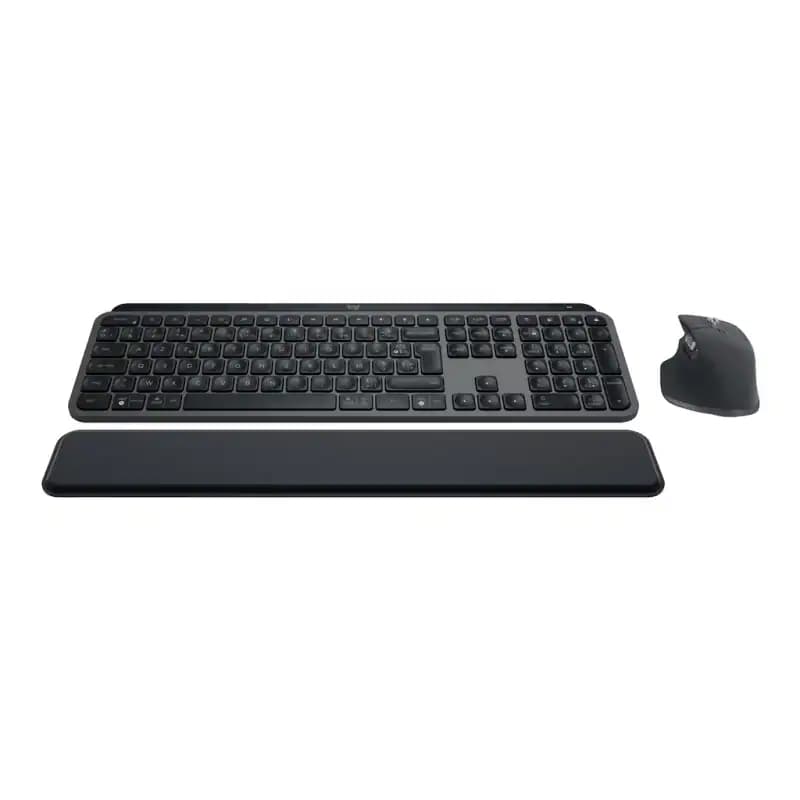 Ensemble Clavier Souris Logitech MX Keys S + Repose Poignet