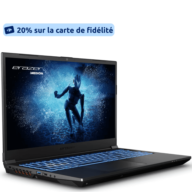 Ordinateur Portable Gaming 15.6'' Medion Erazer Deputy P40 - Performances de Folie avec Écran QHD et RTX 4060!