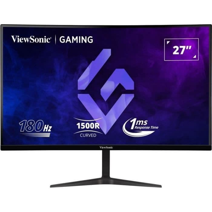 Écran PC Incurvé 27" Viewsonic VX2718-2KPC - QHD, 165 Hz, 1 ms