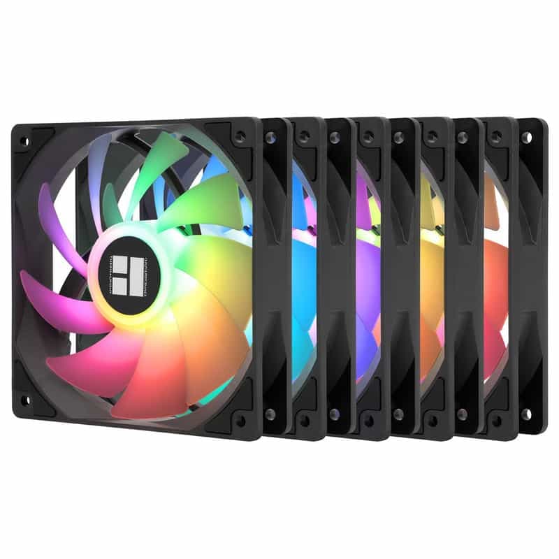 🔥 Lot de 5 Ventilateurs Thermalright TL-C12C-S X5 - PWM 120 mm, 1550 tr/min (Haute Performance & Silence Garanti) 🌀✨