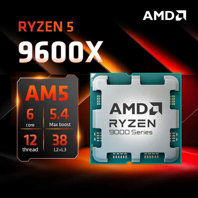 💥 PROMO : Processeur AMD Ryzen 5 9600X - Performances Ultime!