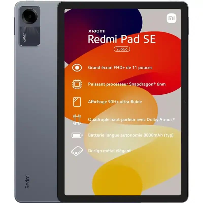 Tablette Xiaomi Redmi Pad SE 11" : Performances remarquables et design portable