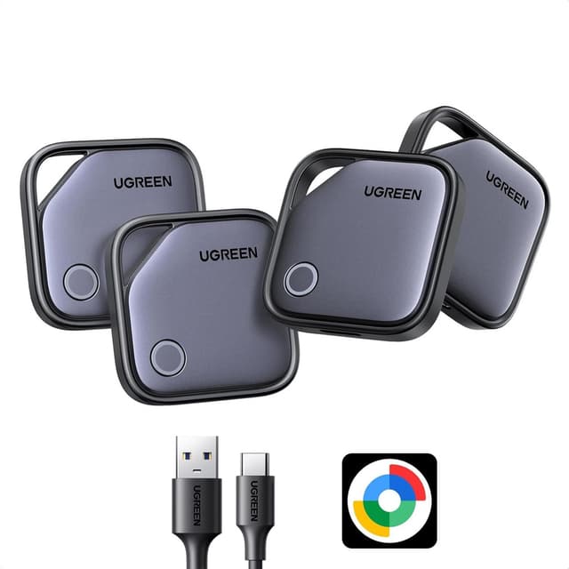Lot de 4 traceurs Ugreen Bluetooth pour Android Find Hub