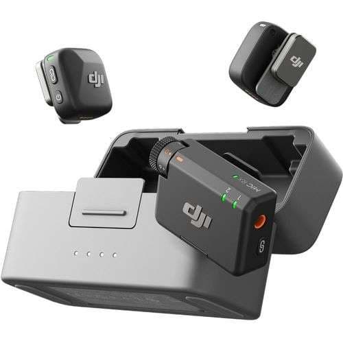Code promo - DJI Mic Mini (2 TX + 1 RX + Boîtier de Recharge) : Audio Haute Qualité, 48 h d’Autonomie, Annulation de Bruit