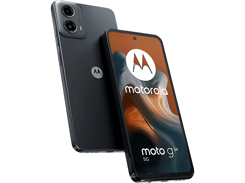 Nouveau Smartphone Motorola Moto G34 - Vitesse 5G, mémoire 4+128Go, couleur noir 📱🚀