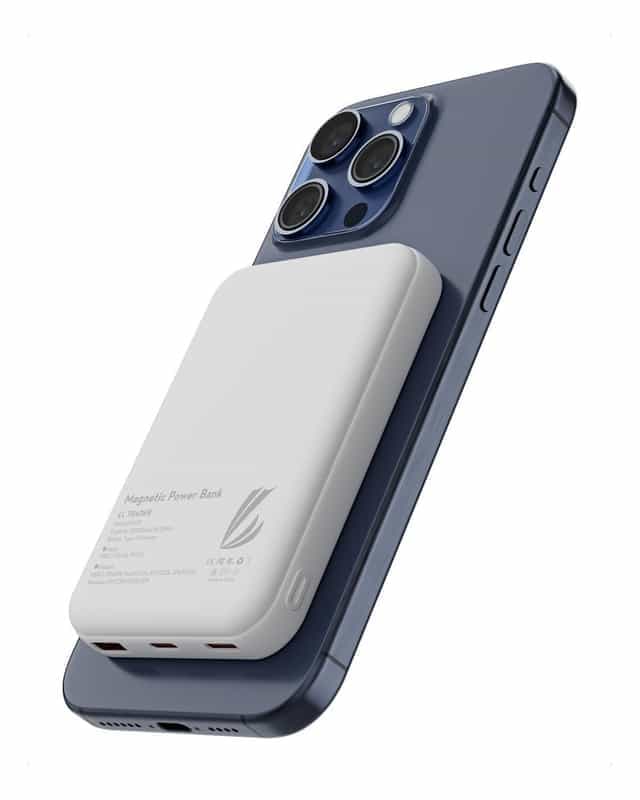 Batterie Externe sans Fil LL TRADER 10000mAh avec Câble USB/USB-C pour iPhone via MagSafe (Coupon du Vendeur Tiers)