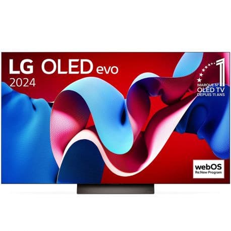 Téléviseur LG OLED55C4 (2024) - 55 pouces 4K OLED Evo 📺