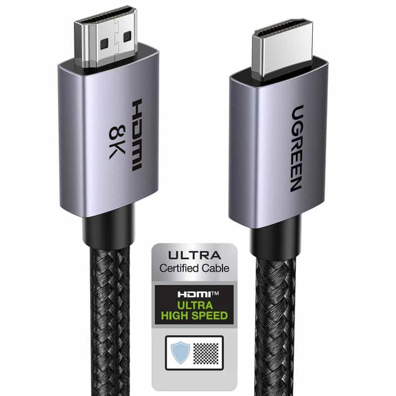 Câble HDMI 2.1 Haut de Gamme - Qualité UGREEN 8K@60Hz / 4K@240Hz, Longueur 2 mètres (Vendeur tiers - Offre spéciale)