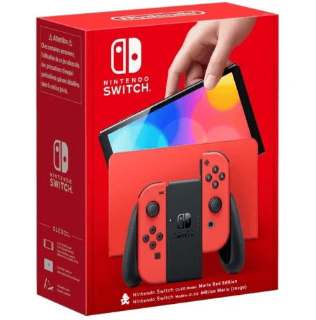 Console Nintendo Switch OLED Édition Mario Rouge en Promotion chez E.Leclerc Ruffec