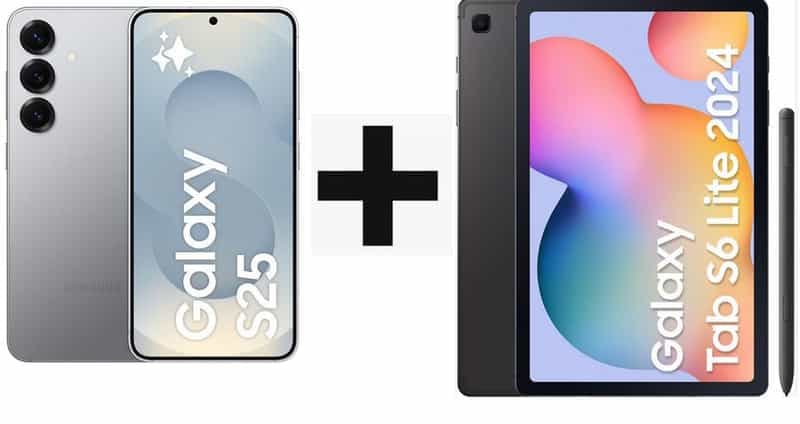 Offre exclusive : Samsung Galaxy S25 128Go + Tablette Galaxy Tab S6 Lite 2024 pour les nouveaux clients