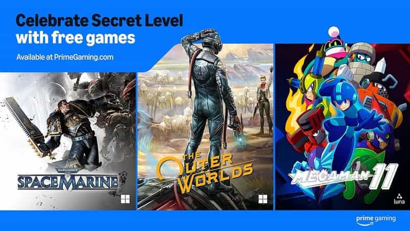 [Prime Gaming] Profitez de Jeux Gratuits : Spelunky, The Outer Worlds, Space Hulk: Deathwing - Enhanced Edition, Warhammer 40,000: Space Marine, etc.