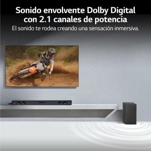 Barre de son LG 2.1 300W avec subwoofer sans fil et Bluetooth