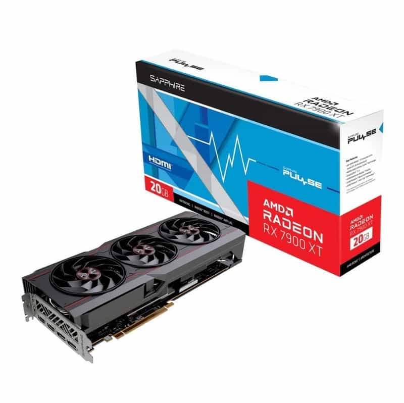 Découvrez la puissante carte graphique Sapphire Pulse AMD Radeon RX 7900 XT avec 20 Go de mémoire vive GDDR6