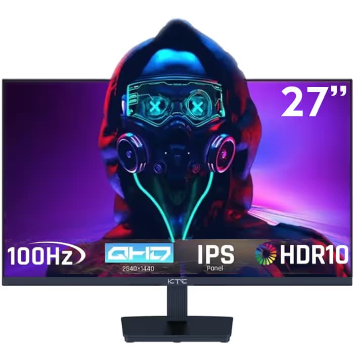 Moniteur PC 27 pouces KTC H2 - Qualité 2K, IPS QHD, 1ms, 100Hz