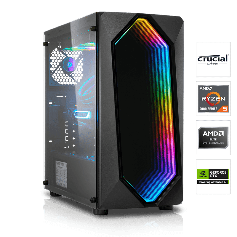 🎮 PC Gamer Ultime : AMD Ryzen 5, 16 Go RAM, SSD 500 Go, RTX 4060 8 Go