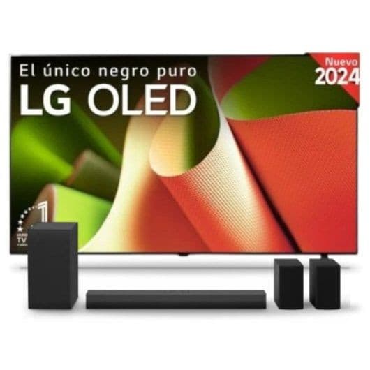 Téléviseur LG OLED 77" OLED77B46LA - 2024, 4K UHD, Dolby Vision, Dolby Atmos, Smart TV, HDMI 2.1 + Barre de son LG S40TR offerte