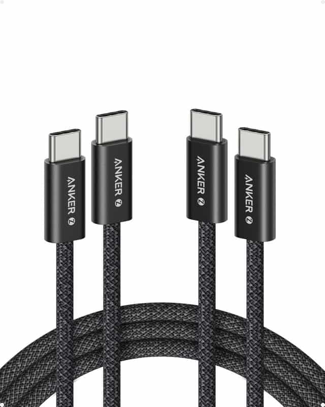 Lot de 2 Câbles USB-C Anker Zolo 240W 1.8m (via coupon - vendeur tiers)