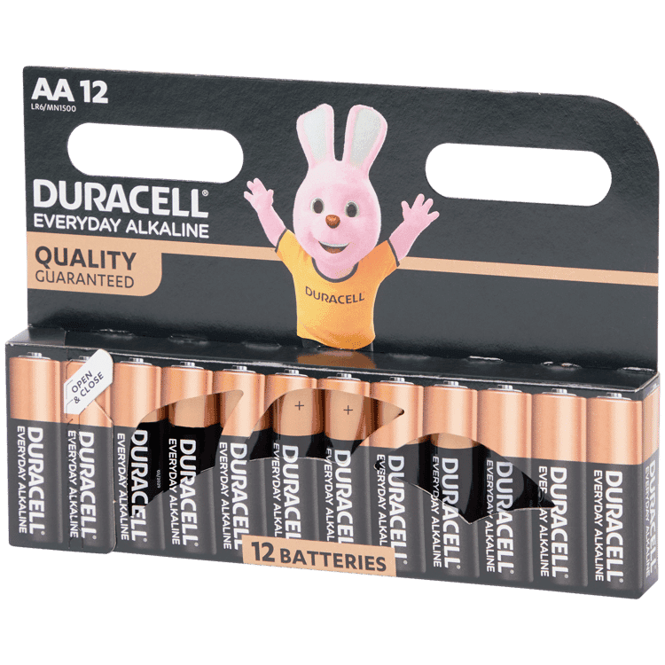 Lot de 12 Piles Duracell AA ou AAA 🔋