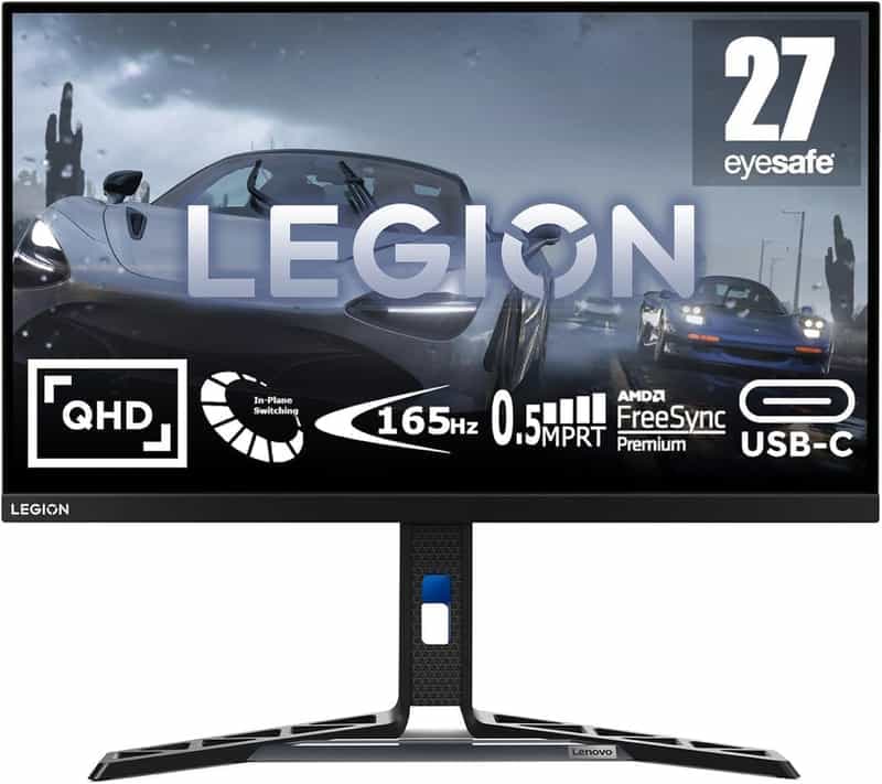 Écran PC Gamer Lenovo Legion Y27h-30 : 27" 2K QHD, IPS, 180Hz, FreeSync Premium