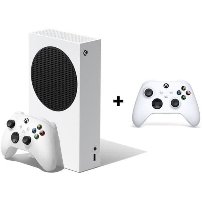 Pack Xbox Series S + Manette Xbox Series sans fil Robot White
