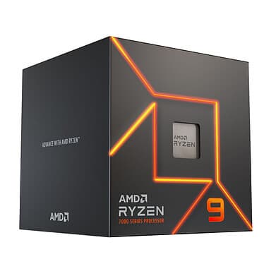 Processeur AMD Ryzen 9 7900 avec Wraith Prism : 3.7 GHz à 5.4 GHz