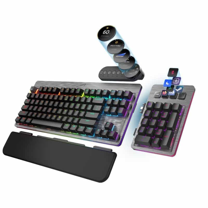 Clavier Mécanique Mountain Everest Max QWERTY (Vendeur Tiers) - Personnalisable et Complet !