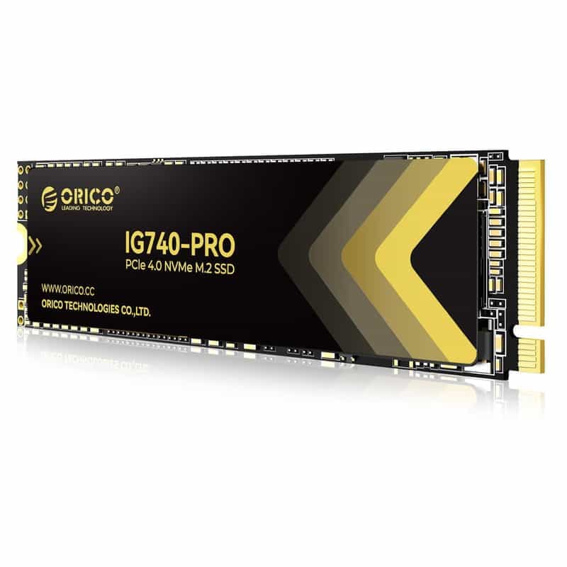 SSD M2 NVMe Orico IG740PRO TLC 2 To avec dissipateur, jusqu'à 7450 Mo/s