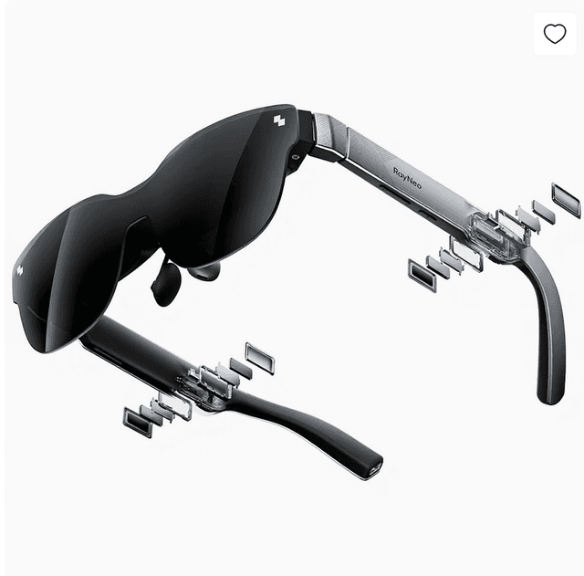 Lunettes RayNeo Air 3s AR/XR : Écran 201" Micro-OLED FHD, 120Hz