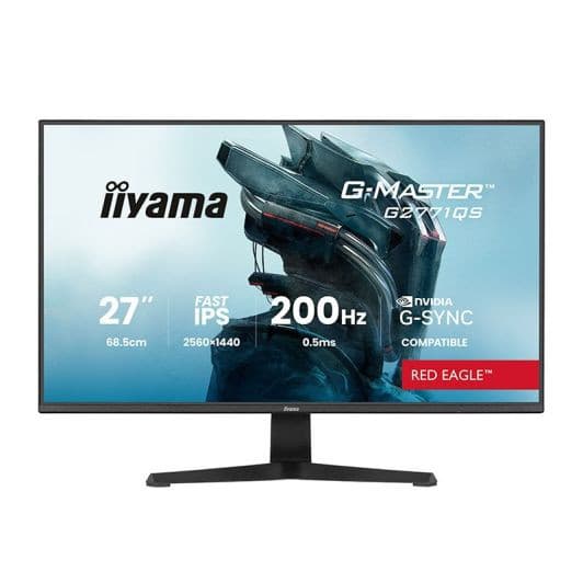 Écran gaming 27" IIyama G2771QS-B1 : QHD 200 Hz, dalle IPS ultra-rapide