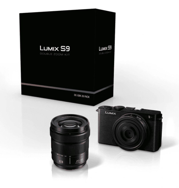 Kit Appareil Photo Hybride Panasonic Lumix S9 - Noir + Objectifs Polyvalents