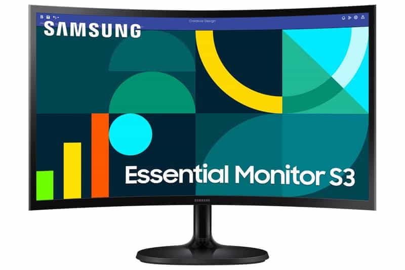 Code promo - Écran PC Incurvé 24" Samsung S24D364GAU : 100 Hz, 4 ms, Full HD et Panneau VA