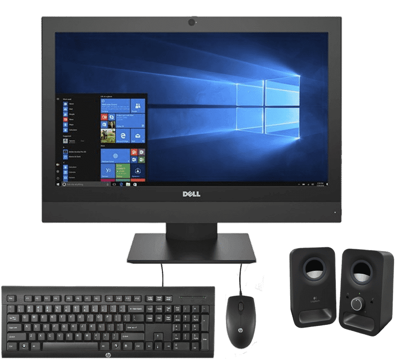 PC tout-en-un Dell OptiPlex 5250 AIO avec accessoires - i5-7500, 8Go RAM, 500Go SSD, W10 Pro (Reconditionné)