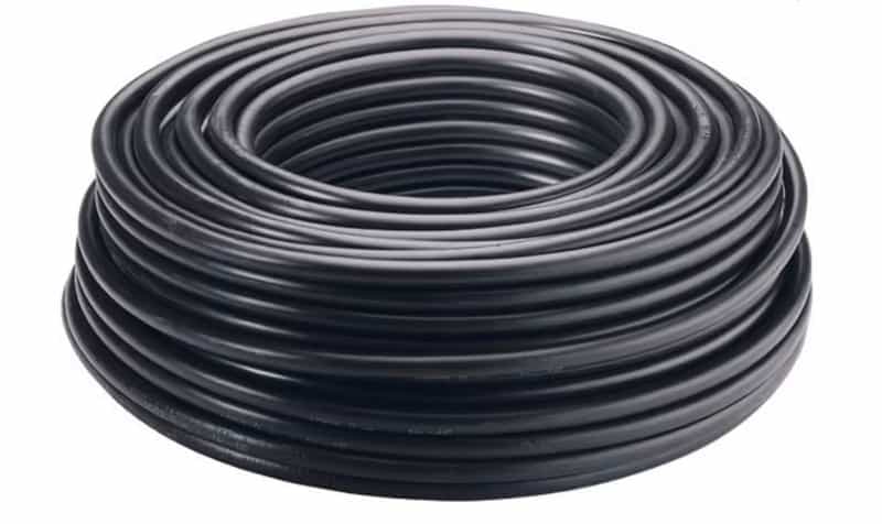 Câble Électrique Polyvalent Noir R2V 3G1,5 mm² - 50 m