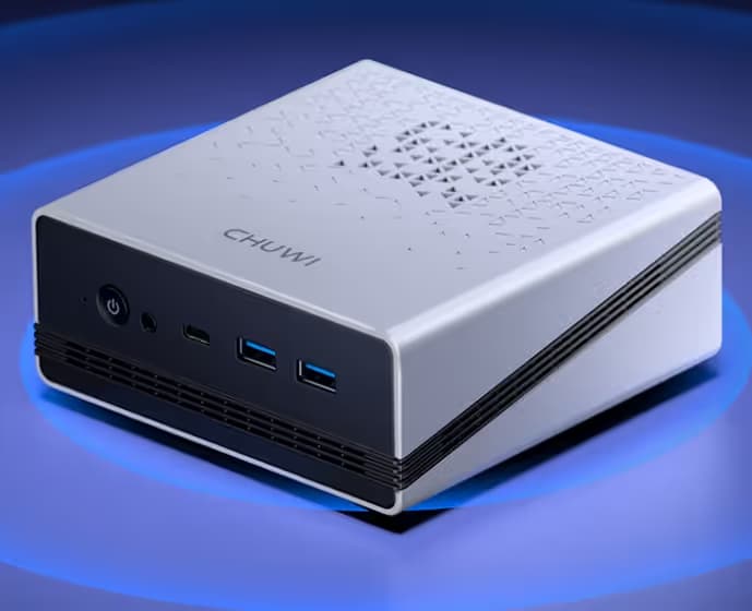 Code promo - Mini PC CHUWI UBox - AMD Ryzen 5 6600H, 16 Go DDR5, SSD NVMe 512 Go, Windows 11 Pro