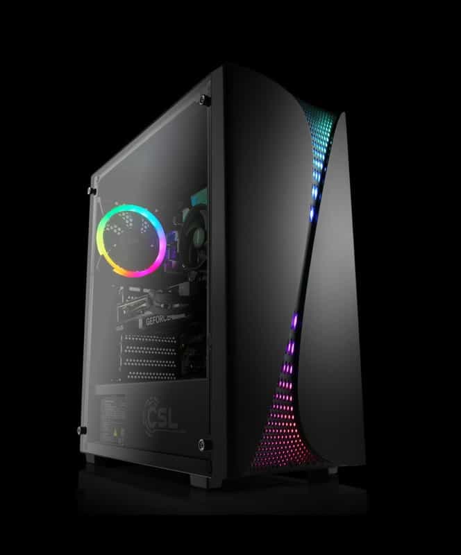 Ordinateur de bureau CSL Sprint 5503 - Performances AMD Ryzen 5 5500 et Asus GeForce RTX 4060 Ti