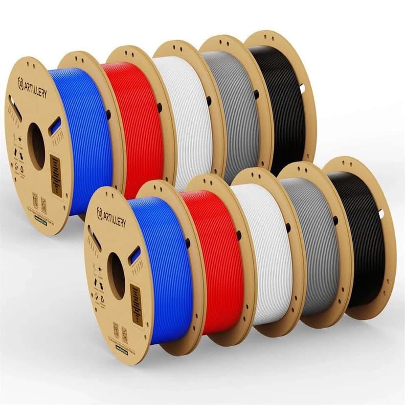 Code promo - 10 kg de filament PLA 1,75 mm - 5 couleurs vives en stock UE