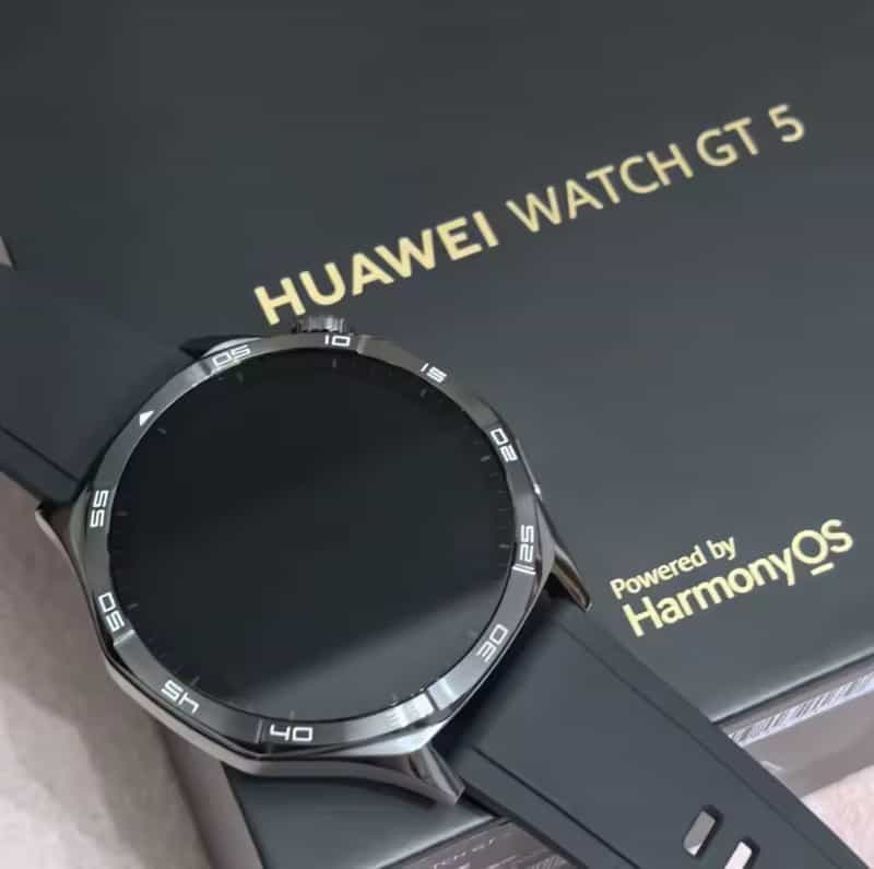 Code promo - Montre connectée Huawei GT5 46mm : écran AMOLED 1.43'' et recharge sans fil