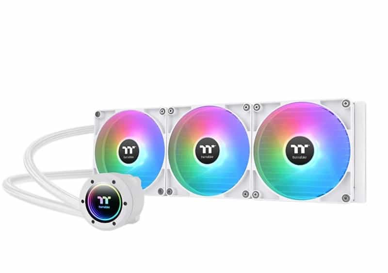 Kit watercooling Thermaltake TH420 V2 ARGB Snow Sync AIO 420mm en promotion