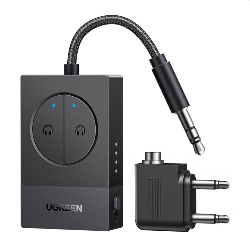 Émetteur Bluetooth 5.4 Ugreen : double connexion et batterie longue durée