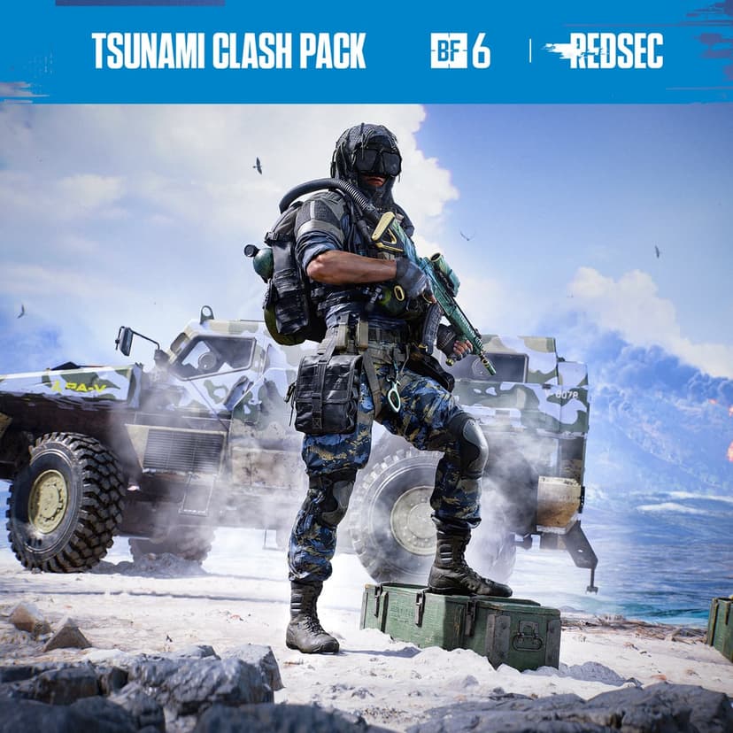 Pack Tsunami Clash offert avec Battlefield 6 et REDSEC sur PS5