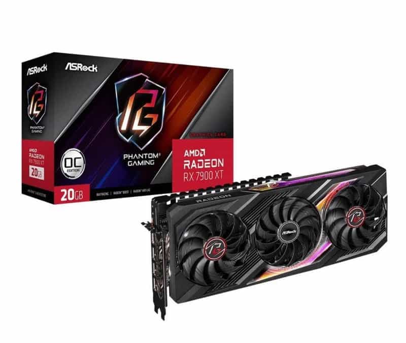 Carte Graphique ASRock RX 7900 XT Phantom Gaming - 20 Go