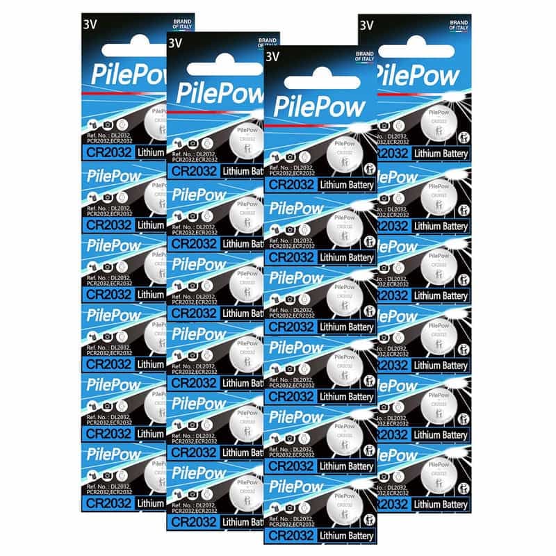 Lot de 24 Piles CR2032 3V pour appareils électroniques