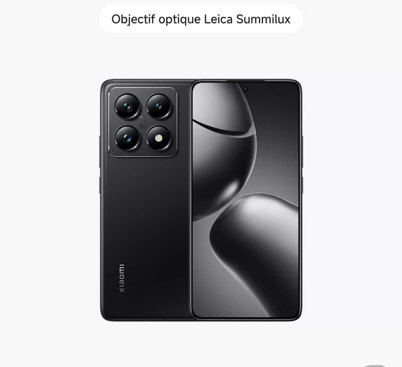 Promo : Smartphone Xiaomi 14 T Pro (12Go, 512Go, Noir) avec Bonus de Reprise de 100€