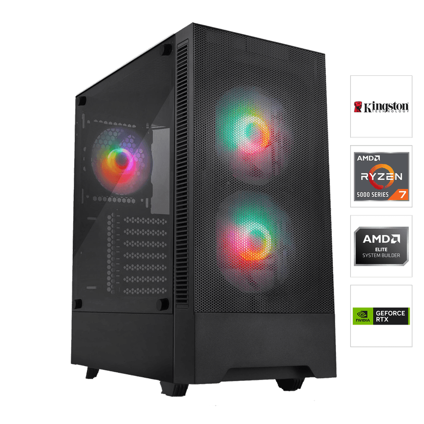 PC gamer performant : Ryzen 7 5700X, RTX 5060, 16 Go RAM, SSD 1 To
