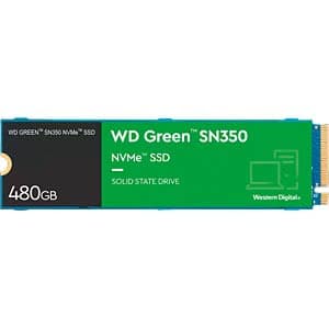 SSD interne M.2 NVMe WD Green SN350 480 Go pour booster votre PC