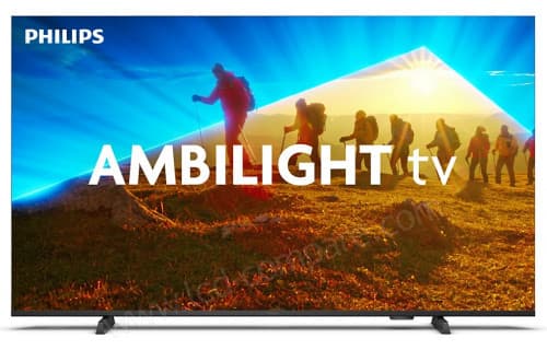 Téléviseur 55" Philips Ambilight 55PUS8009 - 4K UHD, LED, Smart TV, Titan OS, Dolby Atmos