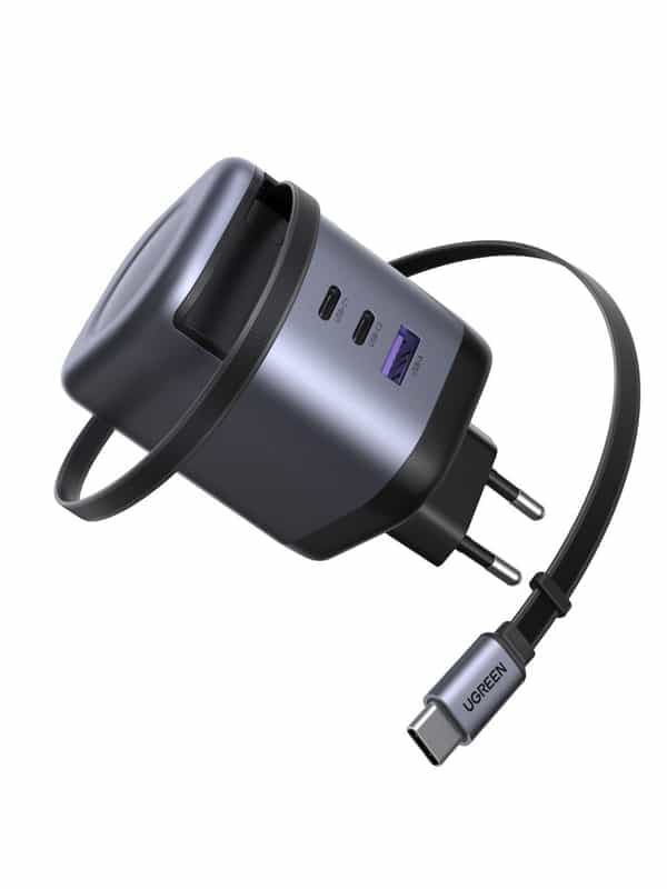Code promo - Chargeur USB C Ugreen Nexode 100W, Rapide avec Câble Rétractable (via coupon, Vendeur Tiers)