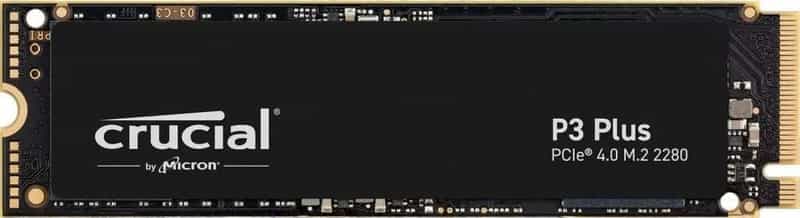 Code promo - SSD Interne Crucial P3 Plus 1To - PCIe Gen4x4 NVMe M.2