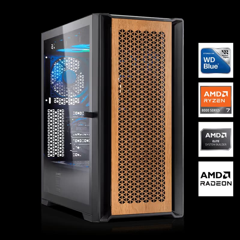 Ordinateur Gamer Ryzen 7 8700F 8 x 4.10 GHz - 32 Go RAM DDR5 - 1 To SSD gen4 - Radeon RX 7900GRE 16 Go