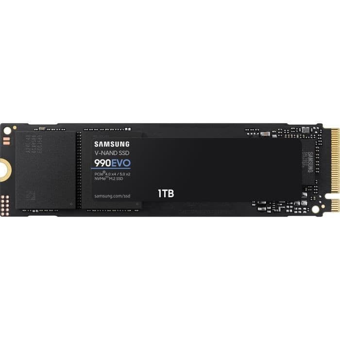 Disque SSD Interne Samsung 990 Evo M.2 - Performances Ultras Rapides 1 To